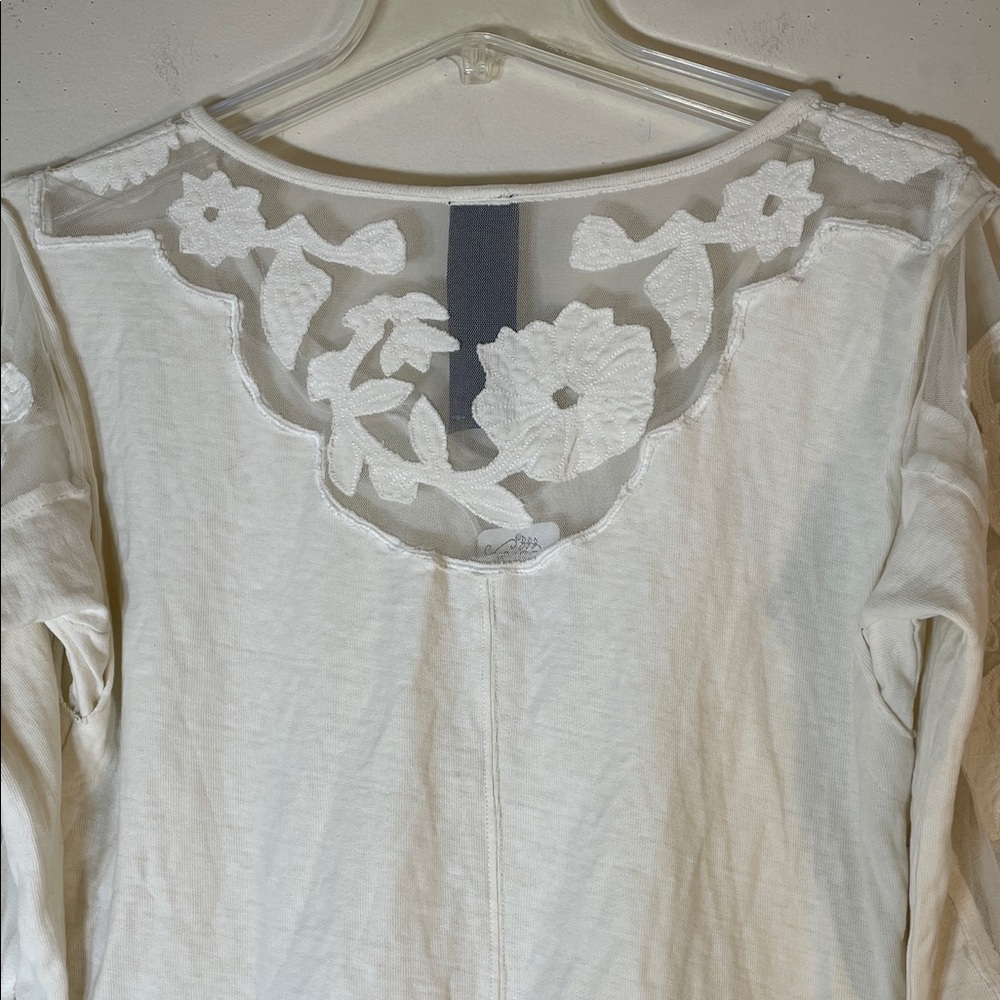 Boho Free People That’s Amore Long Sleeve Blouse. XS. NWT. - Picture 14 of 16